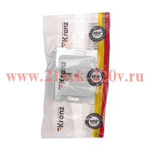 Розетка компьютерная СП RJ45 DEA механизм бел. Kranz KR-78-0223