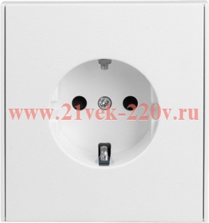 Розетка 1-ая с/з с/у со шторками 16А MIELE жемчуг Kranz KR-78-0701-4