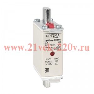 Вставка плавкая OptiFuse NH00C-100-gG-УХЛ3 КЭАЗ 374919