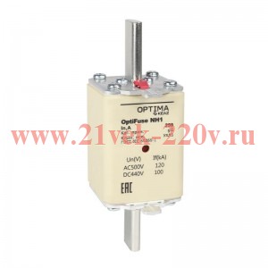 Вставка плавкая OptiFuse NH1-50-gG-УХЛ3 КЭАЗ 374939