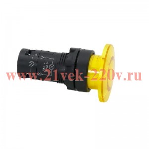 Кнопка грибовидная OptiSignal Compact D22 С7-PM-611 син. 1НО+1НЗ КЭАЗ 362128