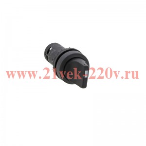 Переключатель 3 положения OptiSignal Compact D22 С7-S-320 черн. 2НО XB7ND33 КЭАЗ 362138