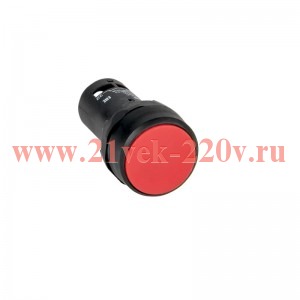 Кнопка OptiSignal Compact D22 С7-P-411 красн. 1НО+1НЗ XB7NA45 КЭАЗ 362045