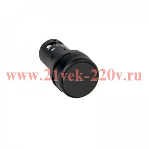Кнопка с фиксацией OptiSignal Compact D22 С7-PH-220 черн. 2НО XB7NH23 КЭАЗ 362079