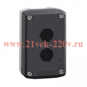 Корпус кнопочного поста OptiSignal Compact D22 С7-BD67-2 2 отв. IP67 XALD02 КЭАЗ 362234