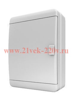 Щит навесной Tekfor 24 модуля (2х12) IP65 непрозрачная серая дверца BNN 65-24-1
