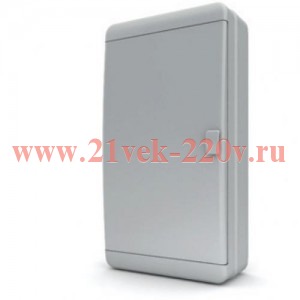Щит навесной Tekfor 36 модулей (3х12) IP65 непрозрачная серая дверца BNN 65-36-1