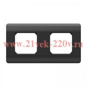 Рамка 2-м NEW3-E универсал. черн. CHINT 431496
