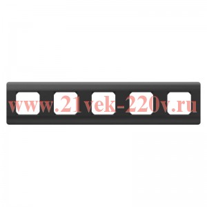 Рамка 5-м NEW3-E универсал. черн. CHINT 431499
