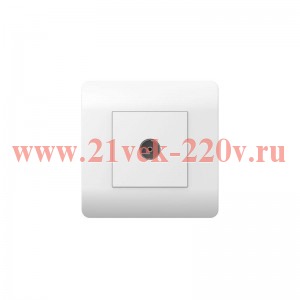 Розетка телевизионная TV 1-м коннектор бел. NEW3-E CHINT 431537