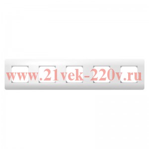 Рамка 5-м NEW3-E универсал. бел. CHINT 431549