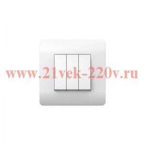 Выключатель 3-кл. NEW3-E 10А бел. CHINT 431556