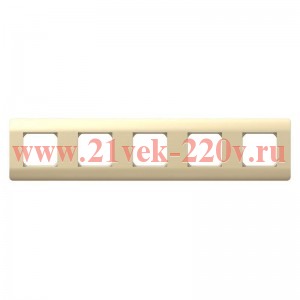 Рамка 5-м NEW3-E универсал. шампань CHINT 431440