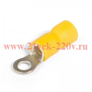 Наконечник кабельный кольцевой изолированный НКИ 6.0-4 EasyFix КВТ 90895