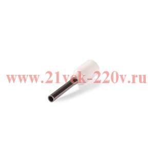 Наконечник штыревой втулочный изолированный НШВИ 0.5-8 ЕВРО бел. КВТ 103197