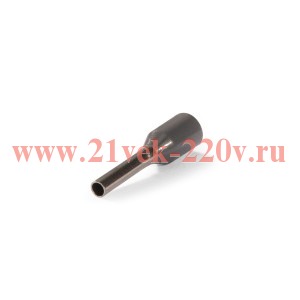 Наконечник штыревой втулочный изолированный НШВИ 0.75-8 ЕВРО сер. КВТ 103198