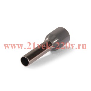 Наконечник штыревой втулочный изолированный НШВИ 4.0-12 ЕВРО сер. КВТ 103205