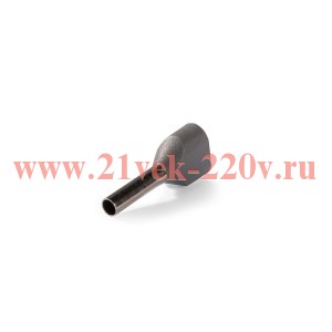Наконечник штыревой втулочный изолированный НШВИ(2) 0.75-8 ЕВРО сер. КВТ 103244