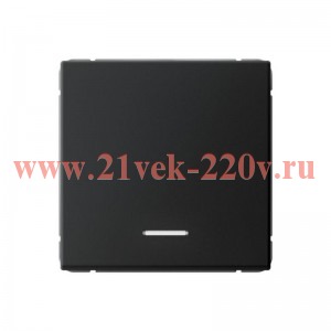 Одноклавишный выключатель с подсветкой ArtGallery 10А карбон Systeme Electric