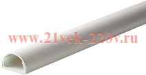 Кабель-канал ПВХ Systeme Electric MultiSet 20x12 арочной формы белый 2м (кабельный короб) IMT20120WH