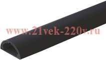 Кабель-канал ПВХ Systeme Electric MultiSet 30x13 арочной формы антрацит 2м (кабельный короб) IMT30130BK