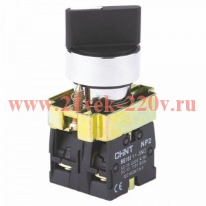 Переключатель NP2-BD45 2 положения возвратом 1НО+1НЗ IP40 (R) CHINT 573984
