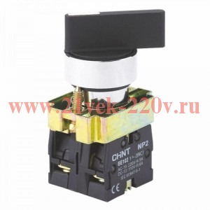 Переключатель NP2-BJ45 2 положения возвратом 1НО+1НЗ IP40 (R) CHINT 573997