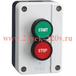 Пост кнопочный NP2-B215 1НО+1НЗ (R) CHINT 573940