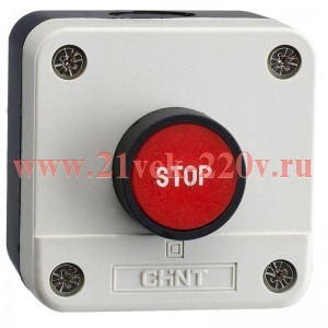 Пост кнопочный NP2-B114 1НЗ (R) CHINT 573933