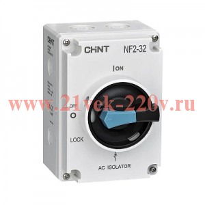 Выключатель-разъединитель NF2-25/3BO в пластиковом коробе IP65 (R)