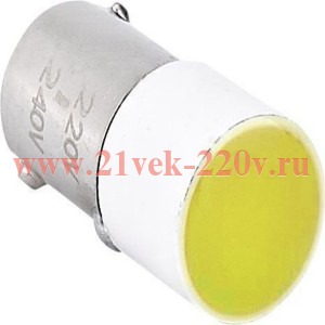 Лампа BA9s для NP2 AC/DC220В (LED) (R) желт. CHINT 576740