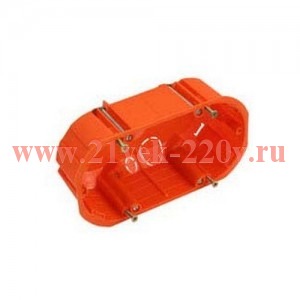 Коробка установочная скрытая двойная SE KM-252