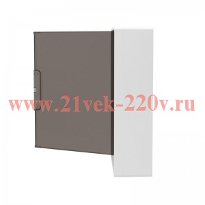 Щит настенный DKC FRAME 24 (2х12) модулей с тонированной дверцей с шиной IP40 белый F24W1WD