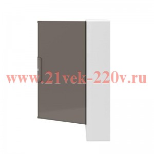 Щит настенный DKC FRAME 36 (3х12) модулей с тонированной дверцей с шиной IP40 белый F36W1WD