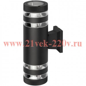 Светильник уличный настенный ЭРА «Адрия» GBW-102-BL-0300 230В 2хЕ27 max 30Вт IP54 300х150x90 вверх/в