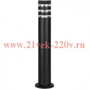 Светильник уличный напольный ЭРА «Адрия» GBF-102-BL-0600 230В Е27 max 30Вт IP54 600х132x90 черный