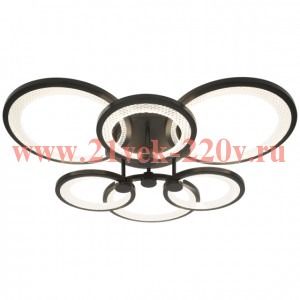 Светильник светодиодный Odry CLL-1-117-RC BK 117Вт 3000К-6000К с пультом ДУ 600х550х135 черн. Эра Б0