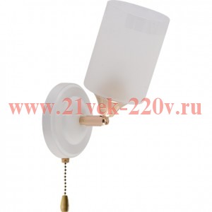 Бра светильник Rivoli Georgiana 9144-201 настенный 1 х Е27 60 Вт модерн с выключателем