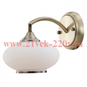 Бра светильник Rivoli Avarice 2077-401 настенный 1 х Е27 60 Вт классика