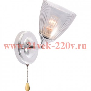Бра светильник Rivoli Francheska 9179-401 настенный 1 х Е27 60 Вт модерн с выключателем