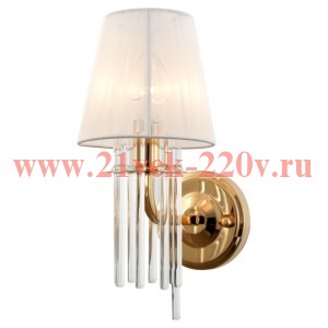 Бра светильник Rivoli Lilith 1039-401 настенный 1 х Е14 40 Вт хрусталь