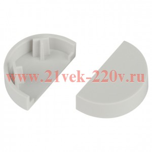 Заглушка для кабель-канала полукруглого 20х12 EC-KK-20-12-FW бел. (уп.2шт) Эра Б0064918