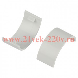 Соединитель на стык для полукруглого кабель-канала 30х13мм C-KK-30-13-FW бел. (уп.2шт) Эра Б0064971