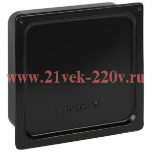 Коробка протяжная У-996 200х200х80мм IP31 без уплотнителя метал. черн. Y-996-200-200-80-31 Эра Б0062