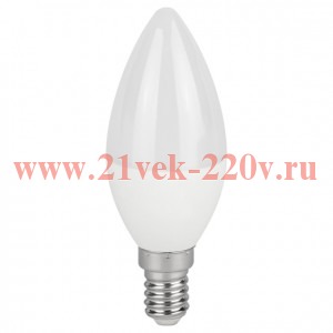 Лампа светодиодная ЭРА STD LED B35-15W-860-E14 15Вт свеча холодный дневной свет Е14