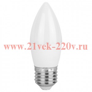 Лампа светодиодная ЭРА STD LED B35-15W-860-E27 15Вт свеча холодный свет Е27
