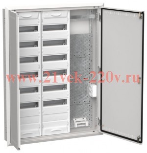 Щит мультимедийный комбинированный встраиваемый ИЭК TITAN 5 ЩРв-168 (3х84) 1130х885х130мм IP30 белый TI5-51-V-3X084-30