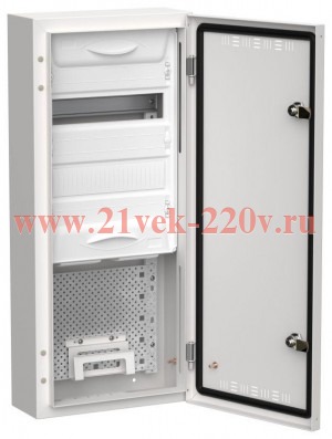 Щит мультимедийный комбинированный накладной ИЭК TITAN 5 ЩРн-24 (1х48) 710х310х140мм IP30 белый TI5-51-N-1X048-30