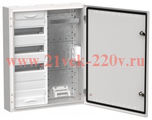 Щит мультимедийный комбинированный накладной ИЭК TITAN 5 ЩРн-48 (2х48) 710х570х140мм IP30 белый TI5-51-N-2X048-30