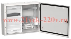 Щит мультимедийный комбинированный накладной ИЭК TITAN 5 ЩРн-24 (2х24) 460х570х140мм IP30 белый TI5-51-N-2X024-30